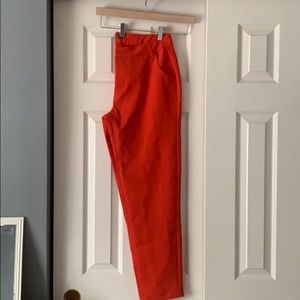 Bright Red Straight Leg Pants + SH